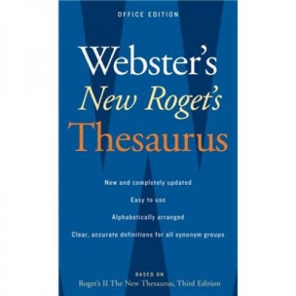 Webster's New Roget's Thesaurus Office Edition