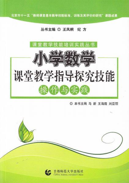小學數(shù)學課堂教學指導探究技能操作與實踐