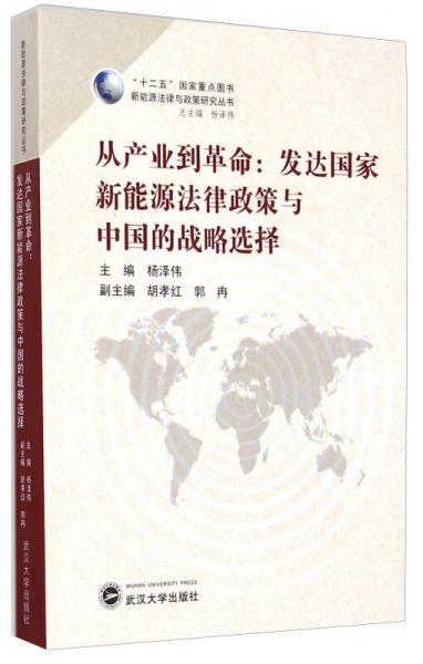 新能源法律与政策研究丛书从产业到革命：发达国家新能源法律政策与中国的战略选择