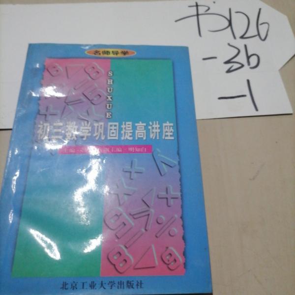 名师导学.初三数学巩固提高讲座