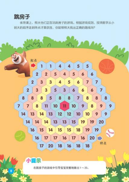 熊熊乐园阶梯数学思维训练：第1阶