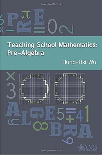 Teaching School Mathematics：Pre-Algebra