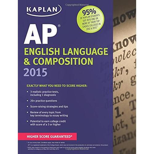 KAPLAN AP ENGLISH LANGUAGE & COMPOSITION 2015 開普蘭AP考試 