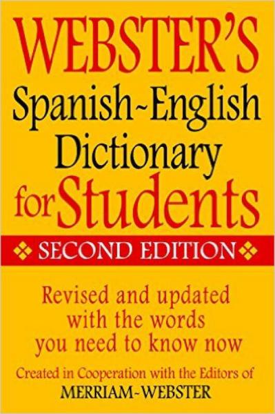 Webster's Spanish-English Dictionary for Student