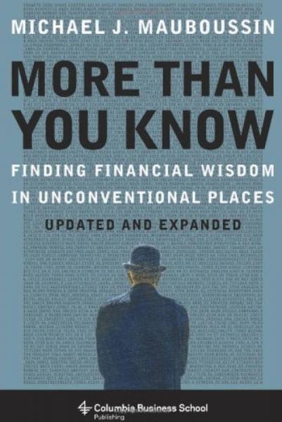 More Than You Know  Finding Financial Wisdom in