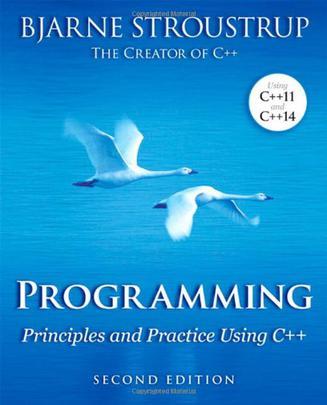 Programming：Principles and Practice Using C++