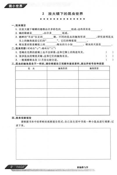 爱博教育创意·新编教与学：小学科学