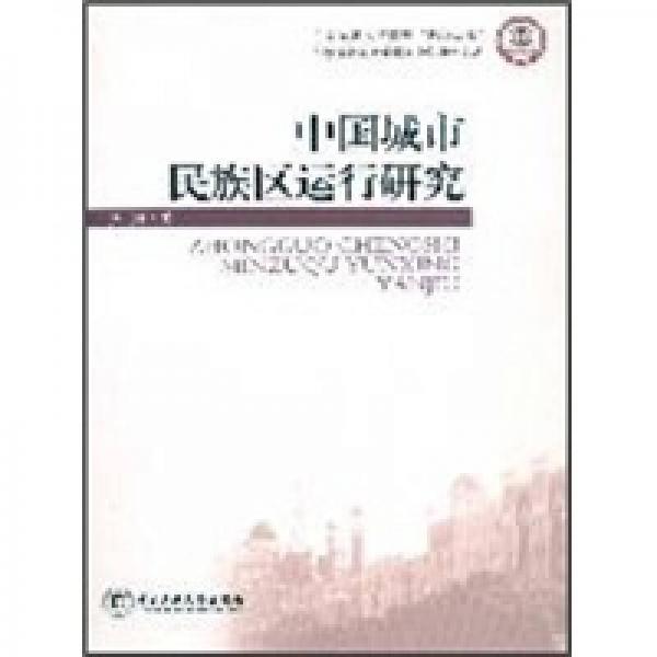 中国城市民族区运行研究