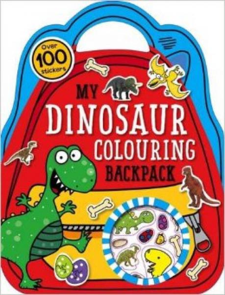 Colouring And Sticker Books My Dinosaur Colouring Backpack*