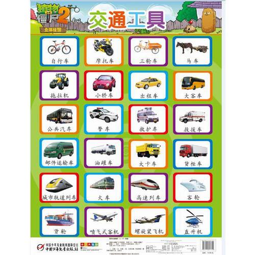 交通工具/植物大战僵尸2立体挂图