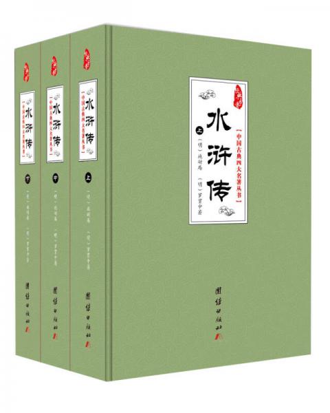 中国古典四大名著丛书：水浒传（套装共3册）