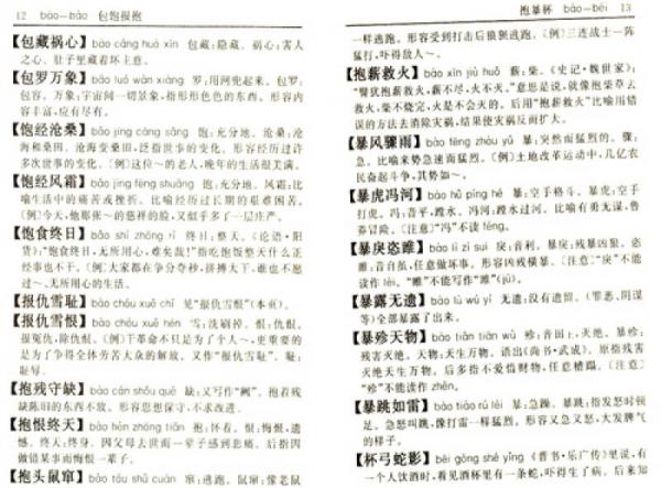 汉语成语小词典