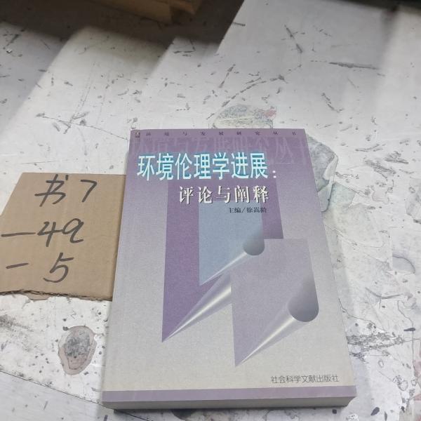 环境伦理学进展:评论与阐释