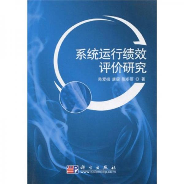 系統(tǒng)運(yùn)行績(jī)效評(píng)價(jià)研究