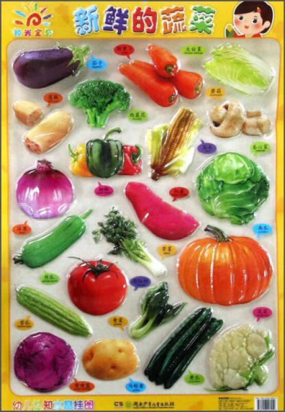 幼儿认知水晶挂图·新鲜的蔬菜
