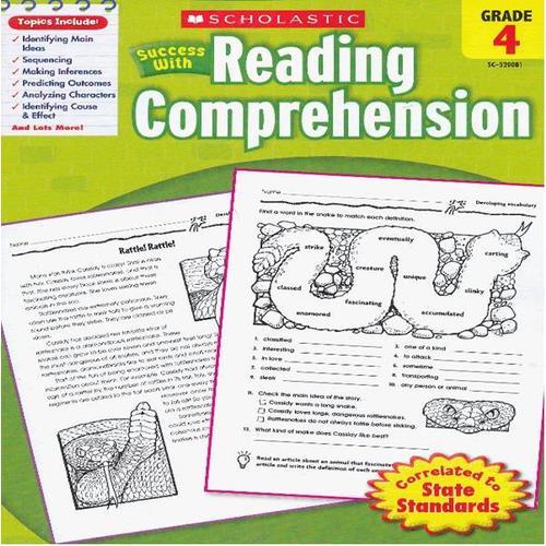 Scholastic Success with Reading Comprehension: Grade 4 学乐必赢阅读：4年级阅读理解 