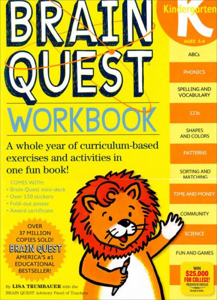 Brain Quest Workbook: Kindergarten  益智练习：K级 英文原版