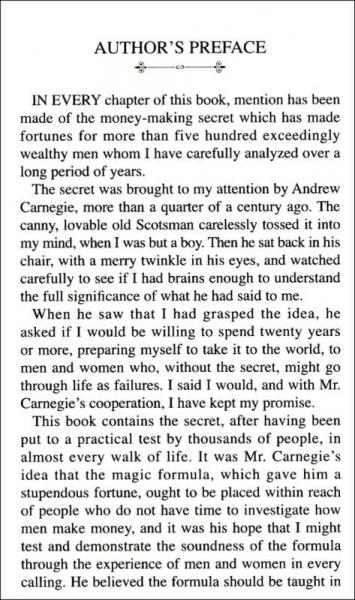 THINK AND GROW RICH：思考致富