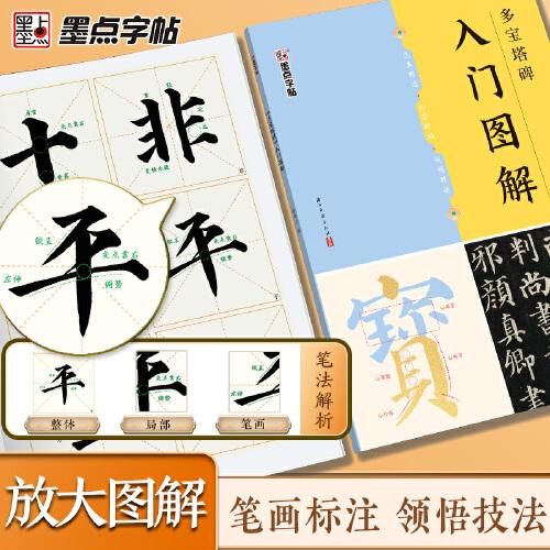 墨點(diǎn)字帖 《多寶塔碑》入門(mén)圖解