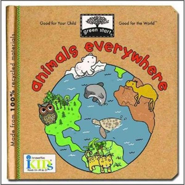 Green Start: Animals Everywhere[Board Book]