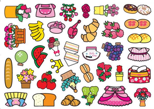 Hello Kitty磁力贴绘本 最喜欢去购物