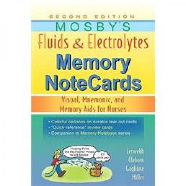 Mosby's Fluids & Electrolytes Memory NoteCards [Spiral-bound]