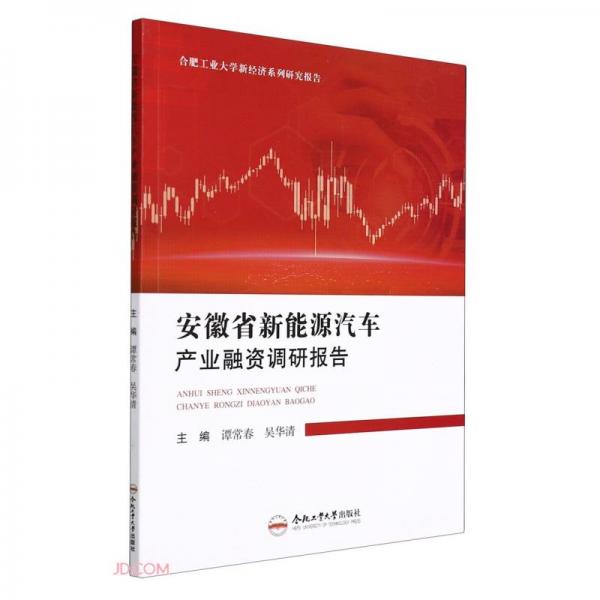 安徽省新能源汽車產(chǎn)業(yè)融資調(diào)研報(bào)告(合肥工業(yè)大學(xué)新經(jīng)濟(jì)系列研究報(bào)告)