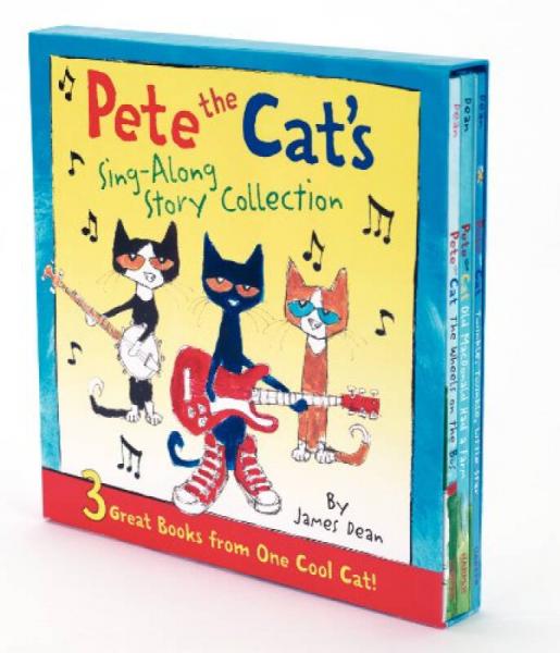 Pete the Cat’s Sing-Along Story Collection: 3 Great Books from One Cool Cat 英文原版