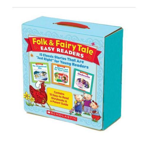 Folk & Fairy Tale Easy Readers Parent Pack 經(jīng)典童話書(shū)15本套裝 