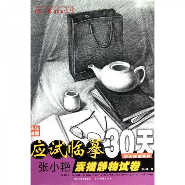 应试临摹30天：张小艳素描静物试卷