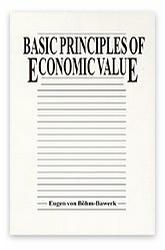 Basic Principles of Economic Value