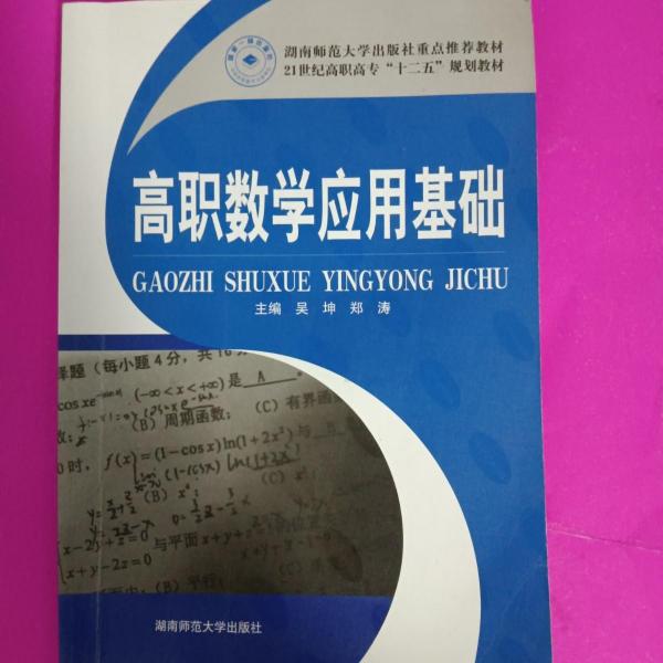 高職數(shù)學(xué)應(yīng)用基礎(chǔ)