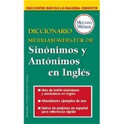 DiccionarioMerriam-WebsterdeSinonimosyAntonimosEnIngles(Dictionary)(SpanishEdition)