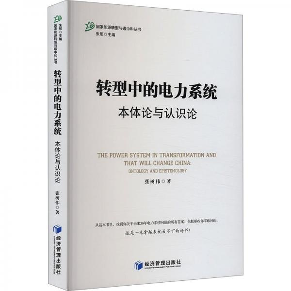 轉(zhuǎn)型中的電力系統(tǒng)--本體論與認(rèn)識(shí)論