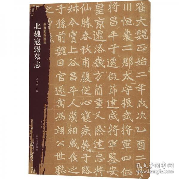 北朝墓志精選 北魏寇臻墓志