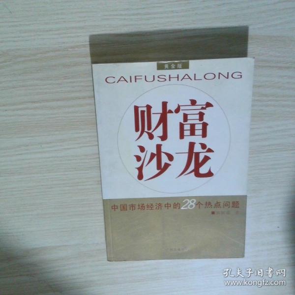 財(cái)富沙龍:黃金版:中國(guó)市場(chǎng)經(jīng)濟(jì)中的28個(gè)熱點(diǎn)問(wèn)題