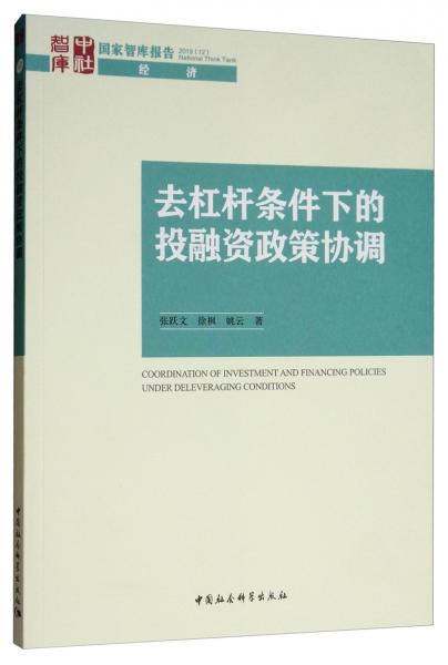 去杠桿條件下的投融資政策協(xié)調(diào)