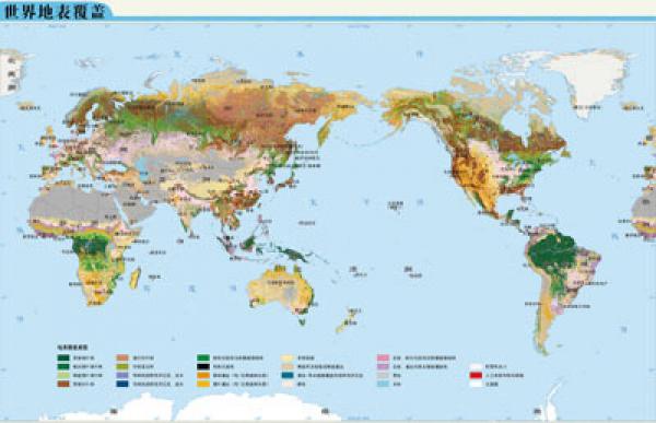 国家版图系列地图·世界地形