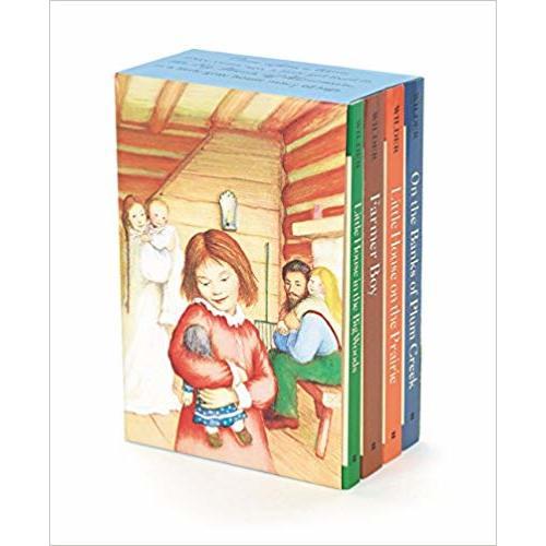 【预订】Little House 4-Book Box Set  Little House in the Big Woods, Farmer Boy, Little House on the Prairie, On the Banks of Plum Creek