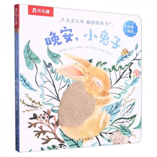 晚安小兔子(中英雙語)/親親寶貝觸摸紙板書