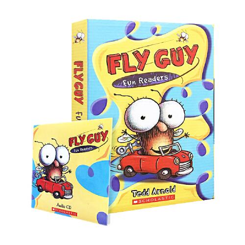 苍蝇小子5册合集（含进口音频）Fly Guy Fun Readers