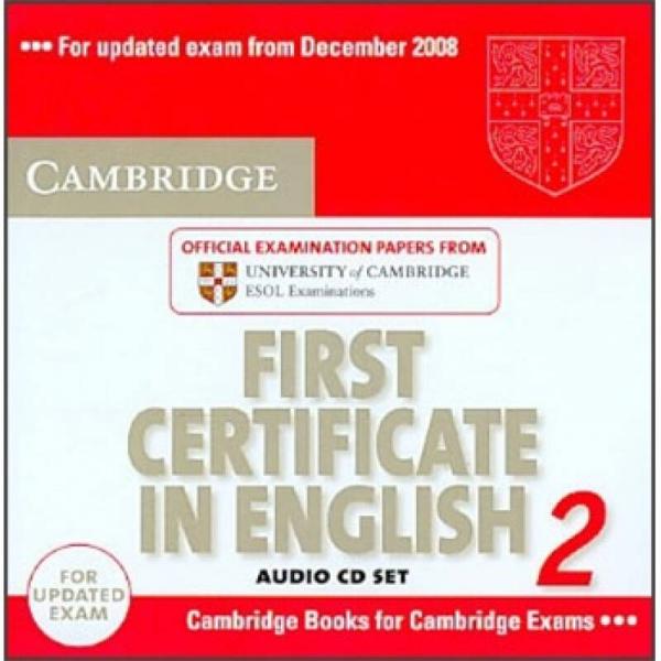 Cambridge First Certificate in English 2 for Updated Exam Audio CDs (2) 