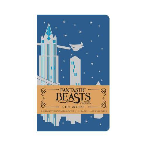 Fantastic Beasts and Where to Find Them: City Skyline Hardcover Ruled Notebook