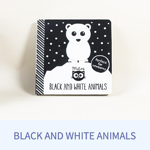 英文原版Milo's Black and White Animals