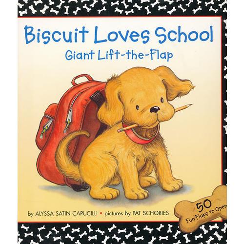 Biscuit Loves School Giant Lift-the-Flap 小饼干爱上学(玩具书) 