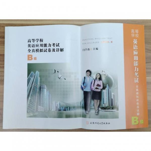 高等學(xué)校英語應(yīng)用能力考試全真模擬試卷及詳解B級