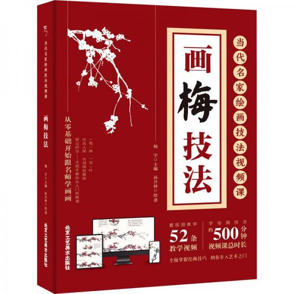 當(dāng)代名家繪畫技法視頻課-畫梅技法