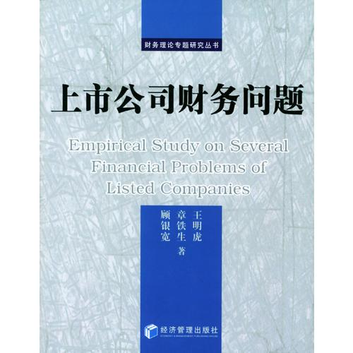 上市公司財務問題/財務理論專題研究叢書
