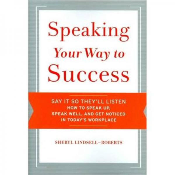 Speaking Your Way to Success