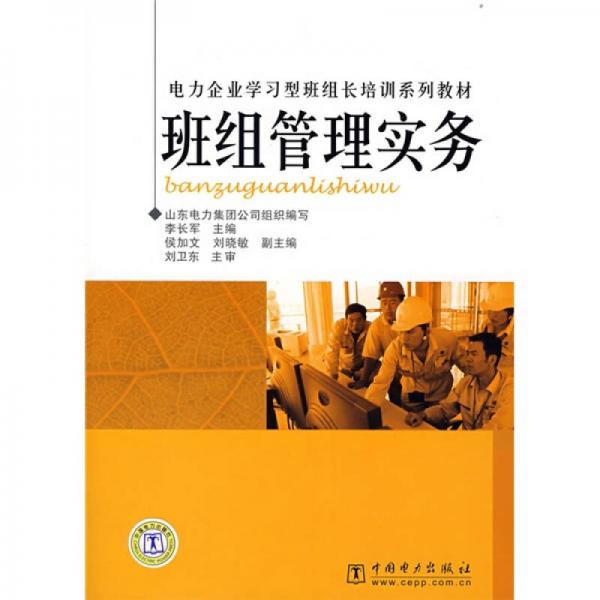 電力企業(yè)學(xué)習(xí)型班組長培訓(xùn)系列教材：班組管理實(shí)務(wù)